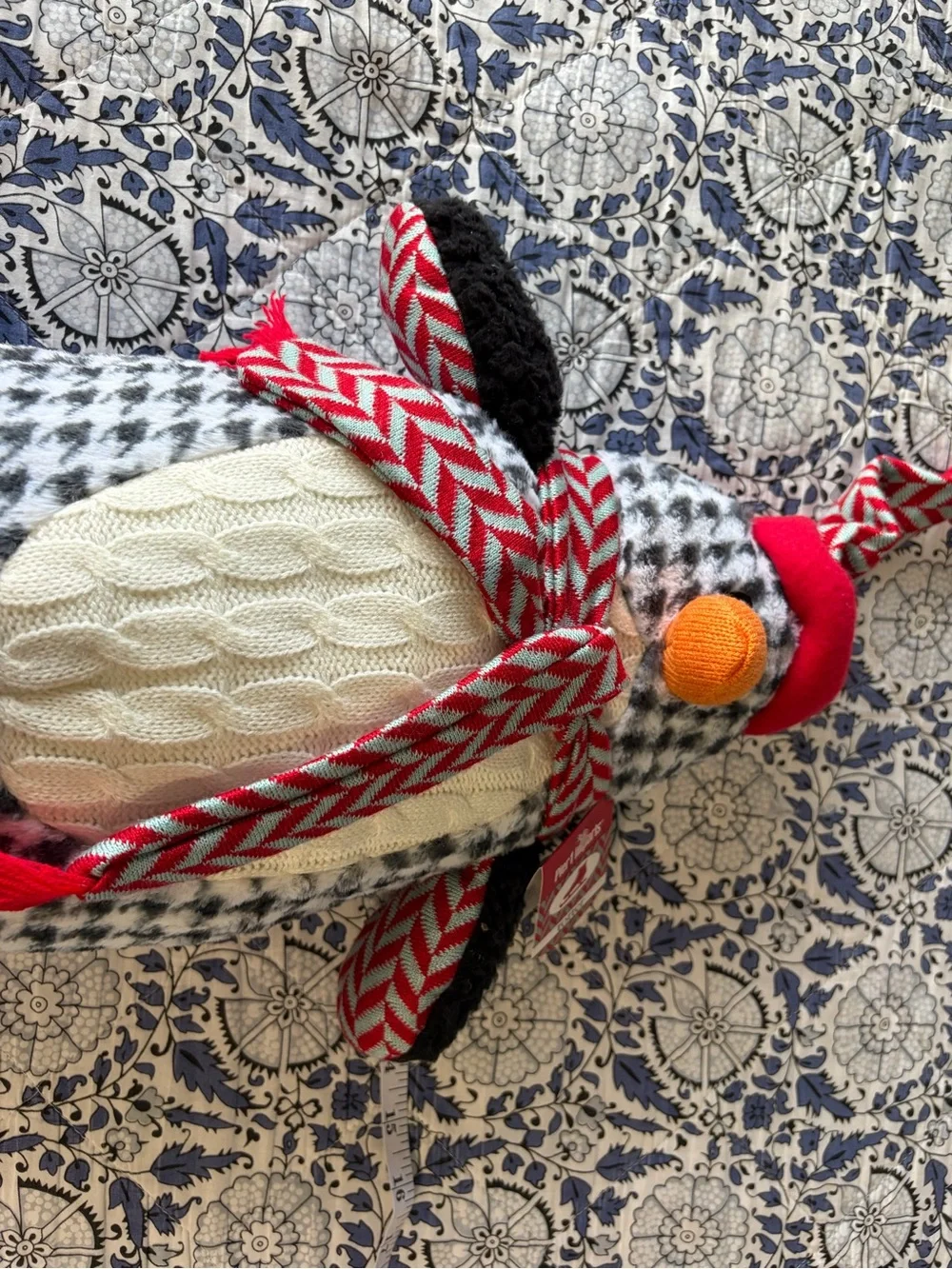 Vintage NWT Pier 1 Imports Christmas Plush Penguin Totter